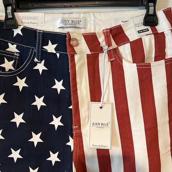 American flag flare jeans NWT - Picture 2 of 3